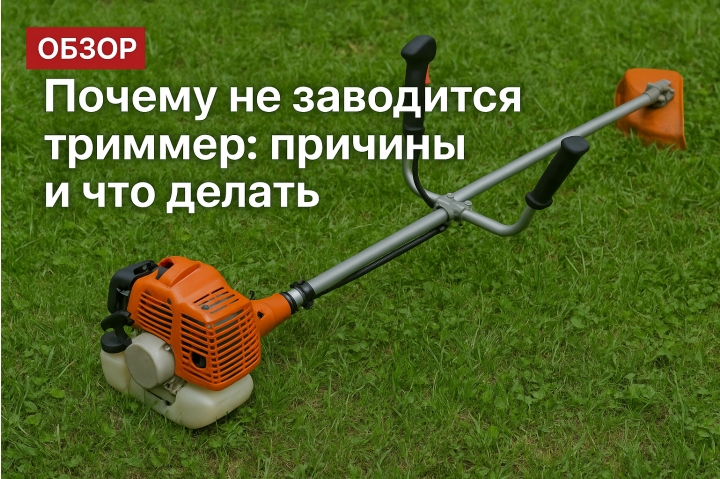 Почему не заводится триммер: причины и что делать Почему не заводится триммер: причины и что делать
