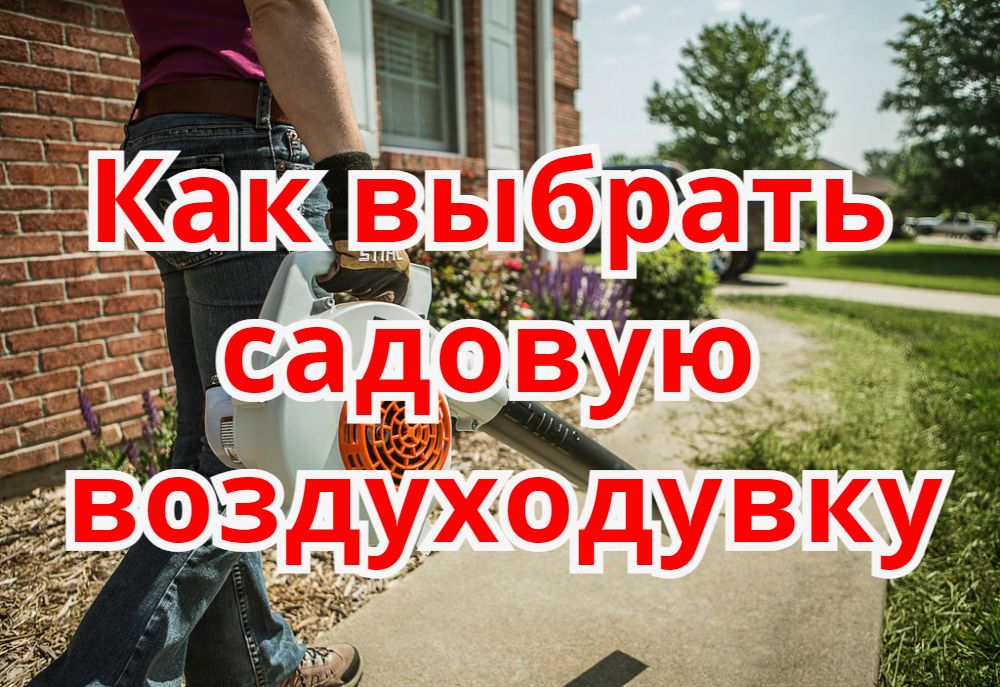 Как выбрать садовую воздуходувку Как выбрать садовую воздуходувку