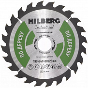 Диск пильный 190*30/20* 24 Hilberg Industrial (дерево) - фото