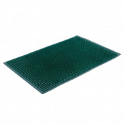Коврик "Травка" 38,5*58,5см, полиэтилен, темно-зеленый - фото