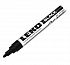 Маркер-краска черный LEKO нитро-основа, алюминиевый корпус