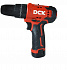 Дрель-шуруповерт, бесщеточная, ударная DCK KDJZ23-10i