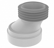 Манжета для унитаза жесткая, эксцентрик 40мм, с выпуском 110мм,MasterProf   - фото