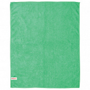 Тряпка для мытья пола из микрофибры, СУПЕР ПЛОТНАЯ 50*60см, зеленая, LAIMA - фото