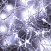 Гирлянда эл. вьюн СНОУ БУМ, 20м. 200 LED*белый, мерцание 20LED*синий, ПВХ белый, коннектор 220В