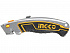 Нож трапециевидный универсальный 170мм INGCO HUK6128, SK5 (6 лезвий)