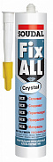 Клей-герметик Soudal Fix All Crystal полимерный прозрачный, 290мл - фото