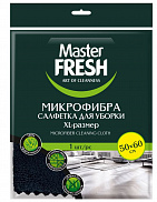 Салфетка для мытья пола, микрофибра 50*60 Master FRESH - фото