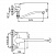 Смеситель для ванны с длинным изливом 35к FRAP F2114-B  L-нос