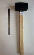 Кувалда 1,5 кг с деревянной рукояткой Мастер Молот - фото