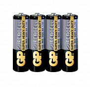 Батарейка GP Super R06 SP-4 чёрные AA (пошт.) - фото