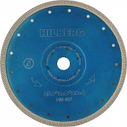 Диск алмазный турбо 250*25,4/22 Hilberg Ультратонкий X-тип HM407 (керамогранит) - фото
