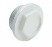 Заглушка (пробка) для радиатора глухая, левая 1", с силик.прокладкой, AQUALINK - фото