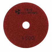 Диск алмазный гибкий шлифовальный 100 №1500 TRIO-DIAMOND (с подачей воды) - фото