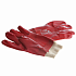 Перчатки Снабторг ПВХ (красные) обливные, Гранат 