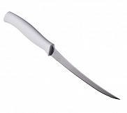 Нож кухонный Трамонтина Athus 12,7см для томатов, белая ручка 23088/085 - фото