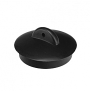 Пробка для ванны резиновая диам 5,0см (5-0001) черная - фото