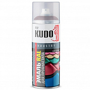 Эмаль аэрозольная для металлочерепицы и профнастила Kudo, RAL 7024, серый графит, 520мл - фото