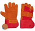 Перчатки Опторика, спилк, комбинированные, искуственный мех