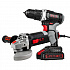 Набор инструмента PIT (дрель-шуруповерт PSR18-D5, УШМ PWS125-C5)