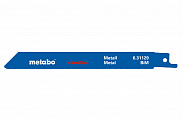 Полотно для сабельной пилы Metabo 150*0.9*1.06мм, металл, S918AF (2шт/уп) - фото