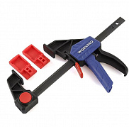 Струбцина быстрозажимная WORKPRO, 150мм, зажим 60*150мм (до 70кг) - фото