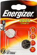 Батарейка ENERGIZER CR2025 BL-2 (упаковка 2шт) - фото