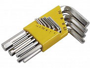 Набор 6-гранных ключей Практик Стандарт 1,5-10мм, 10 предметов - фото
