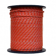 Шнур  6мм(16пр)*200м полипропиленовый плетеный с сердечником, цветной, МДС  - фото