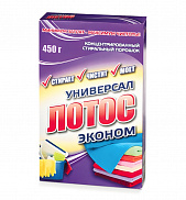 Порошок стиральный универсал эконом 450г ЛОТОС, ш/к 10037 - фото