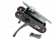 Замок врезной Гарант-3В 7 серебро - фото