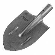 Лопата штыковая с ребрами жесткости 210*290*405мм, рельсовая сталь, без черенка - фото