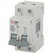 Автоматический выключатель 2P 16A (C) 4.5кА ВА 47-29, SIMPLE-mod-12 ЭРА - фото