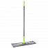 Швабра с плоской насадкой, микрофибра, телеск черенок 120см, разборная, VETTA "Классик"
