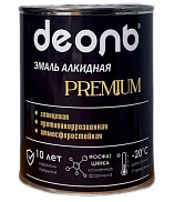 Эмаль Антикоррозионная PREMIUM (ДЕОЛЬ) глянцевая графит 0,75 л - фото