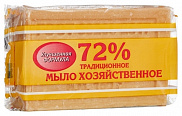 Мыло хозяйственное 72% 150 г (Меридиан) Традиционное, в упаковке, ш/к 90060/91081 - фото