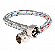 Подводка для воды гибкая 1/2" г/ш (ВР/НР)  0,4м OVERCON - фото