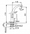 Смеситель для кухни с высоким поворотным изливом FRAP F4196 под шпильку МОНО