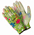 Перчатки Fiberon, для садовых работ, полиэстер, полиур. покрытие, в и/у, 8(М), разноцв., микс цвет.3 - фото