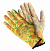 Перчатки Fiberon, для садовых работ, полиэстер, полиур. покрытие, в и/у, 8(М), разноцв., микс цвет.3