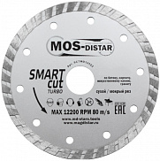 Диск алмазный турбо 180*2.6*7*22 MOS-Distar Turbo SMART CUT (Умный рез) - фото
