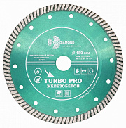 Диск алмазный турбо 180*22,23 TRIO-DIAMOND Turbo PRO Железобетон TP174 - фото