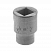 Головка 17мм 1/2" шестигранная, НИЗ, АвтоДело
