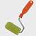 Мини-валик полиакрил "Зеленый"  60мм, ворс 12мм, d15мм, DECOR, серия "Антошка"
