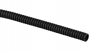 Труба гофрированная ПНД 25мм, с зондом (протяжкой), черная (25м) - фото