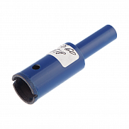 Сверло по керамограниту/мрамору алмазное трубчатое 9S AK 12*28*1.4*67.5мм d10 - фото