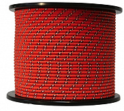 Шнур  8мм(16пр)*200м полипропиленовый плетеный с сердечником, цветной, МДС  - фото
