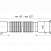 Гофра 1 1/2"х40 Ани Пласт К114 с гайкой (длина 495-1325мм)