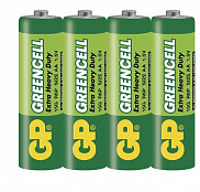 Батарейка GP Super R06 GreenCell SP-4  AA - фото