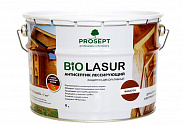 Антисептик для наружних и внутренних работ PROSEPT BiO LASUR орех 9л. - фото